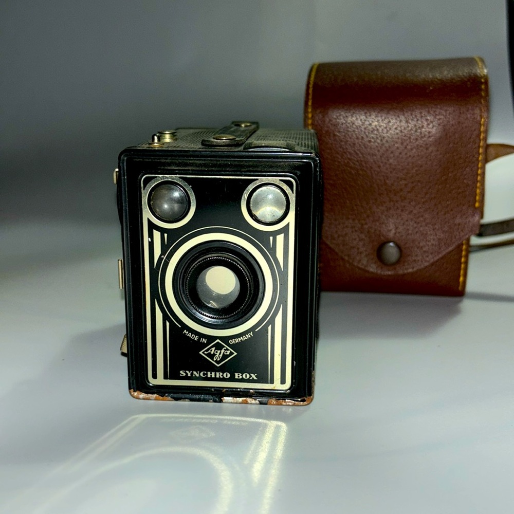 Antique Agfa Synchro Box Camera Made in Germany